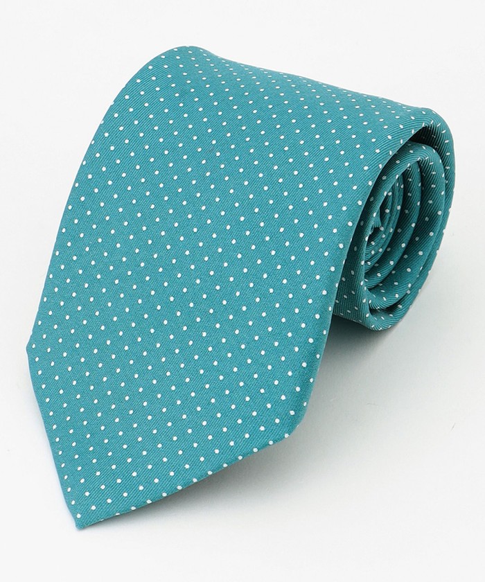 ピンドットプリント ネクタイ(506009396)｜HANKYU MEN'S / 阪急メンズ