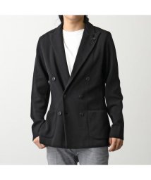 LARDINI/LARDINI ミラノリブ ニット ジャケット EQLJM57 EQ62002 ダブル/506009421