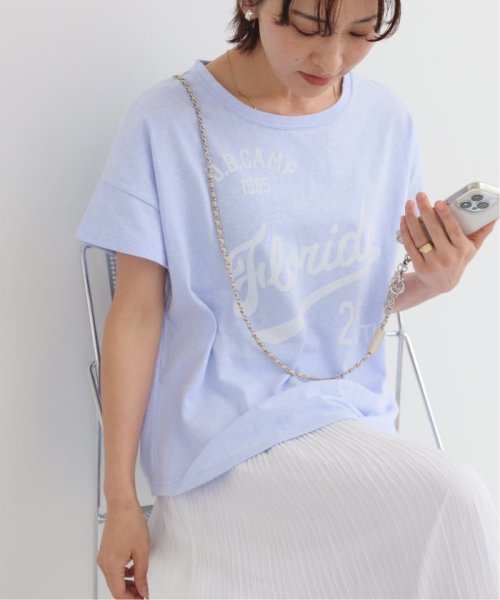 JOURNAL STANDARD relume(ジャーナルスタンダード　レリューム)/【HOLIDAYS COMFORT/ホリデーズ コンフォート】ラフィテンジクTEE：Tシャツ/サックスブルー