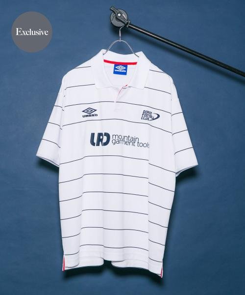 URBAN RESEARCH DOORS(アーバンリサーチドアーズ)/『別注』UMBRO×DOORS　GAME SHIRTS SHORT－SLEEVE/WHITE