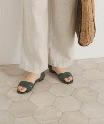 URBAN RESEARCH DOORS(アーバンリサーチドアーズ)/セパレートフラットサンダル/GREEN