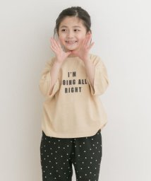 URBAN RESEARCH DOORS（Kids）/製品染めフロッキープリントロゴTシャツ(KIDS)/506009705
