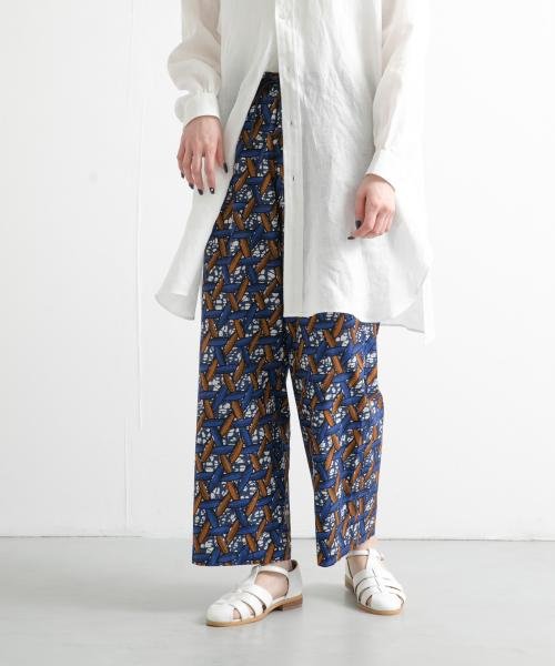 URBAN RESEARCH DOORS(アーバンリサーチドアーズ)/Le GLAZIK　BTK DRAWSTRING PANTS/BLUE