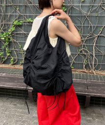 KBF(ケービーエフ)/ドロストデザインバルーンBAG/BLACK