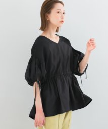 URBAN RESEARCH ROSSO(URBAN　RESEARCH　ROSSO)/ピンタックウエストマークブラウス/BLACK