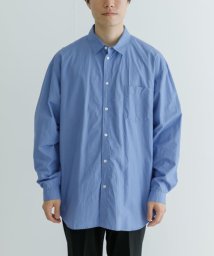 URBAN RESEARCH(アーバンリサーチ)/ATON　SUVIN BROAD WASHED SHIRTS/SAX
