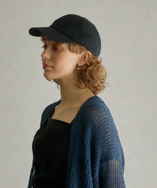 URBAN RESEARCH(アーバンリサーチ)/リネンCAP/BLACK