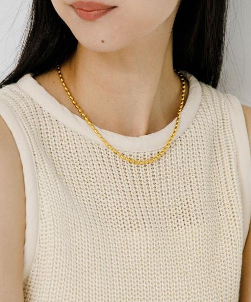 URBAN RESEARCH(アーバンリサーチ)/SYMPATHY OF SOUL STYLE　Oval Ball Chain Necklace/GOLD