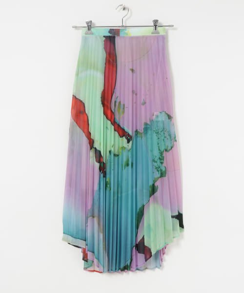 URBAN RESEARCH(アーバンリサーチ)/TARO HORIUCHI　Printed Pleated Skirt/COLOR