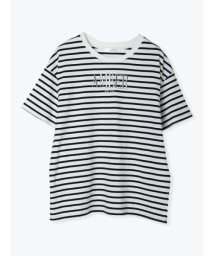 Ludic Park/【接触冷感】AMBERラメ刺繍Tシャツ/506010017