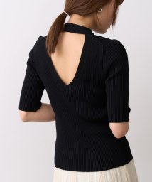 DRESSTERIOR(ドレステリア)/CODE A｜back cutting knit pullover/ブラック（019）