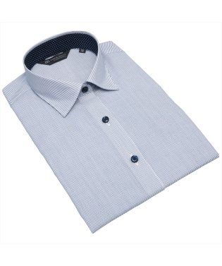 TOKYO SHIRTS/【裾パイピング】 形態安定 ワイド衿 七分袖レディースシャツ/506010128
