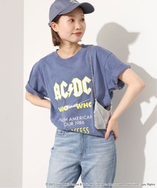 SLOBE IENA(スローブ　イエナ)/《追加》【GOOD ROCK SPEED / グッドロックスピード】 ACDC Tシャツ/ネイビー