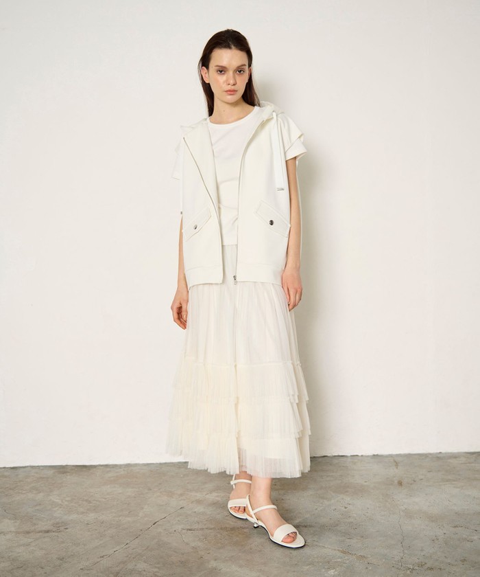 新作現行販売 美品 グレースコンチネンタル　フードノースリーブ トップ フードノースリーブ トップ(506010582)｜阪急百貨店公式通販サイト