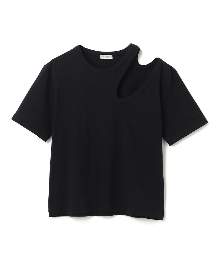 WEB限定】PROTAGONISTA / カットアウトTシャツ(506010645)｜阪急