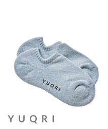 YUQRI(YUQRI)/【YUQRI / ユクリ】puff pile cover 抗菌防臭 消臭 制菌 靴下 ソックス 父の日 ギフト プレゼント 贈り物/ライトブルー
