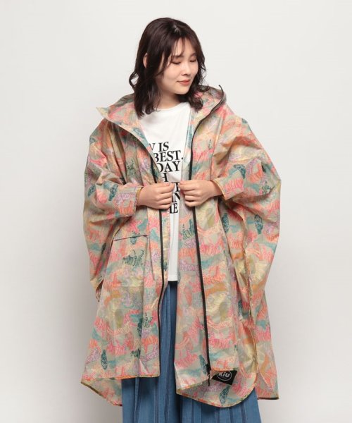 KiU(KiU)/KIU RAIN PONCHO－Daily/総柄5