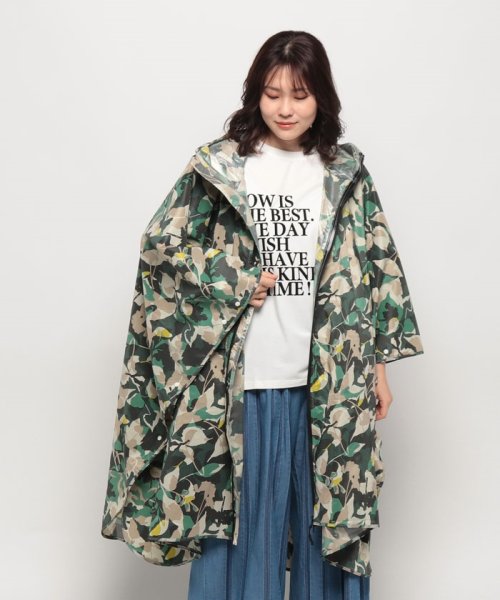 KiU(KiU)/KIU RAIN PONCHO－Daily/カモフラ3