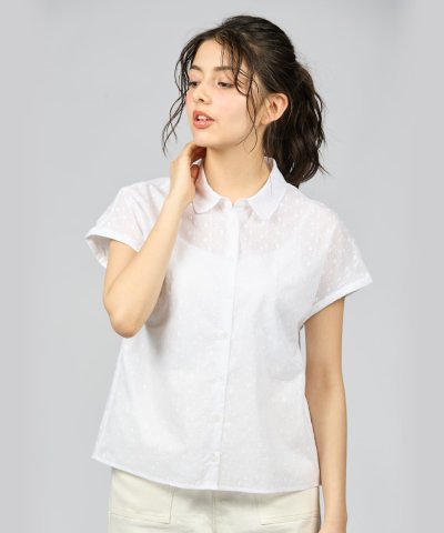 WW12 CHEMISE レースシャツブラウス