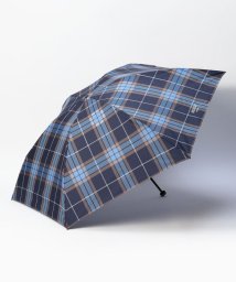 MACKINTOSH PHILOSOPHY(umbrella)(マッキントッシュフィロソフィー（傘）)/折りたたみ傘　Birbrella　チェック/ネイビーブルー