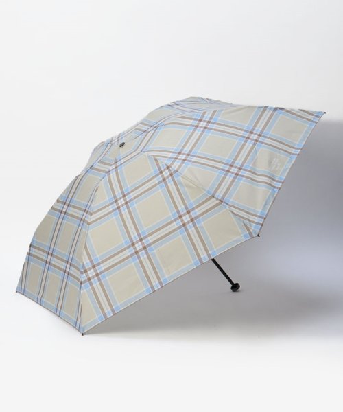 MACKINTOSH PHILOSOPHY(umbrella)(マッキントッシュフィロソフィー（傘）)/折りたたみ傘　Birbrella　チェック/キャメル