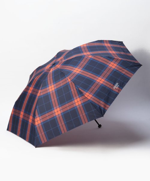 MACKINTOSH PHILOSOPHY(umbrella)(マッキントッシュフィロソフィー（傘）)/折りたたみ傘　Birbrella　チェック/オレンジ