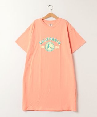 EDWIN/H/S TEE ONEPIECE    PEACH/505942749