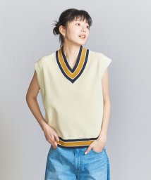 BEAUTY&YOUTH UNITED ARROWS(ビューティーアンドユース　ユナイテッドアローズ)/【別注】＜LOGAN knitting mills＞チルデン ベスト/BEIGE