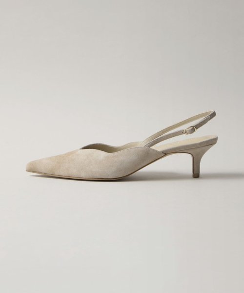 ウェーブラインバックベルト パンプス45↓↑ あらかじめご了承ください