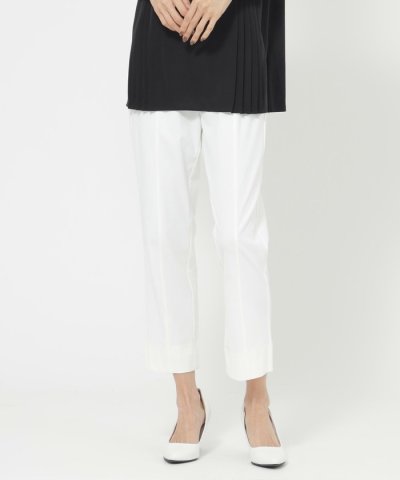 【接触冷感】【ウォッシャブル】メリルハイテンションクロップドパンツ