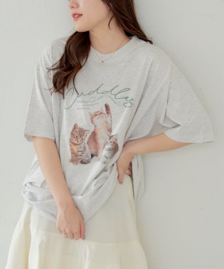 OLIVE des OLIVE/3匹の子ネコT　トップス　Tシャツ　春/506005267