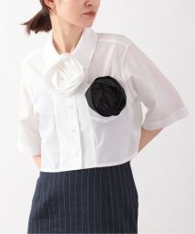 VERMEIL par iena(ヴェルメイユ　パー　イエナ)/コサージュ付きシャツ/ホワイト