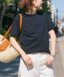 Spick & Span(スピック＆スパン)/SEA ISLAND COTTON ショートスリーブプルオーバー/ネイビー