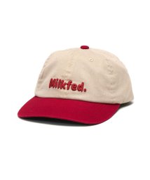 MILK FED(ミルクフェド)/ミルクフェド キャップ MILKFED. 帽子 レトロ おしゃれ アジャスター ロゴ 刺繍 手洗い可 TWILL LOGO CAP 103241051002/レッド