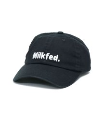 MILK FED(ミルクフェド)/ミルクフェド キャップ MILKFED. 帽子 レトロ おしゃれ アジャスター ロゴ 刺繍 手洗い可 TWILL LOGO CAP 103241051002/ネイビー