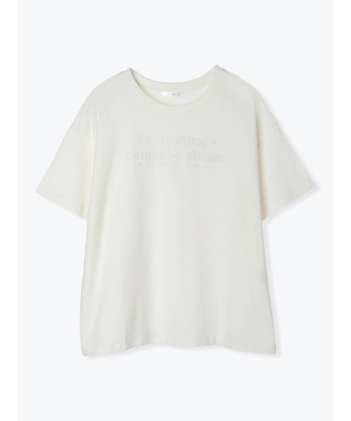 Ludic Park(ルディックパーク)/【接触冷感】刺繍Tシャツ/オフホワイト