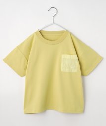 THE SHOP TK（KID）(ザ　ショップ　ティーケー（キッズ）)/【110－160】マルチファンクション半袖Tシャツ/吸水速乾・UV・イージーケア/イエロー（031）