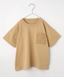 THE SHOP TK（KID）(ザ　ショップ　ティーケー（キッズ）)/【110－160】マルチファンクション半袖Tシャツ/吸水速乾・UV・イージーケア/ベージュ（052）