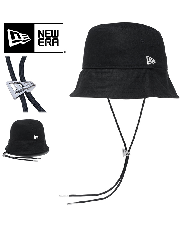 ニューエラ バケットハット メンズ レディース ブランド バケハ ロゴ 帽子 NEW ERA BUCKET01 Sailor Brim Cord  Strap B