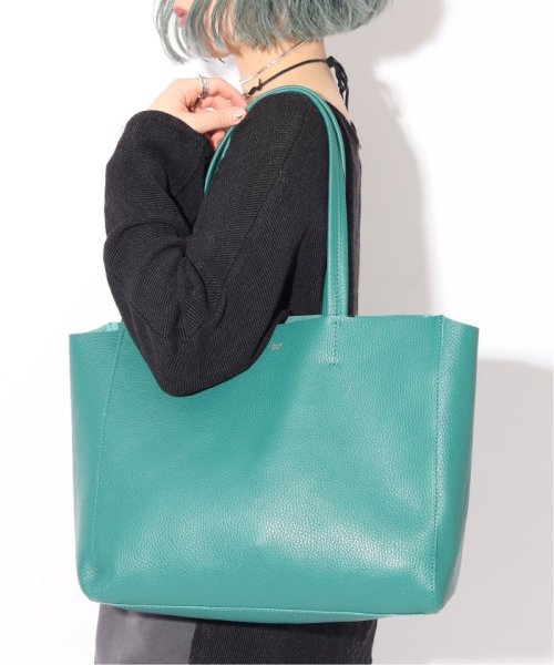 ENSEMBLE(アンサンブル)/【blancle/ ブランクレ】S.LETHER STANDARD TOTE Limited/グリーン