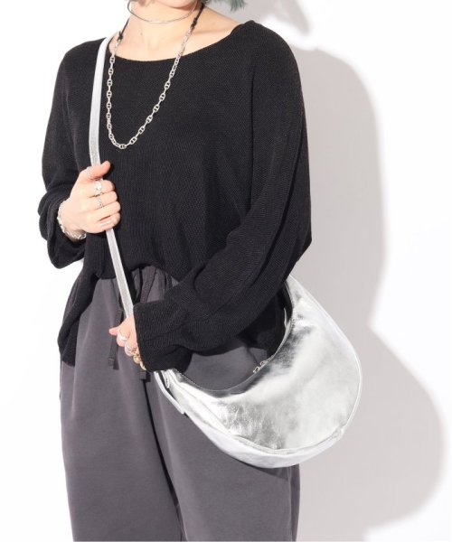 【blancle/ ブランクレ】M.LETHER 2WAY MOON BAG blancle/ ブランクレ LETHER 2WAY MOON