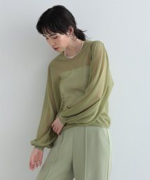 GALLEST/シアーVネックプルオーバー/506014309