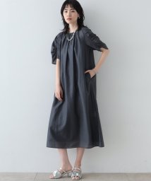 GALLEST/シャインギャザーワンピース/506014310