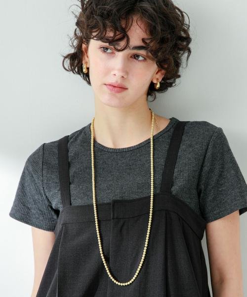 ロングボールチェーンネックレス 人気・おすすめ｜使いやすい・旅行におすすめ セール中 全国発送 即出荷モデル