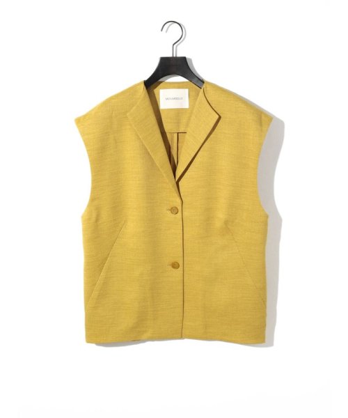 MIDIUMISOLID for Ladies リネンライクジレ ベスト・ジレ PE1596761863(12155円)