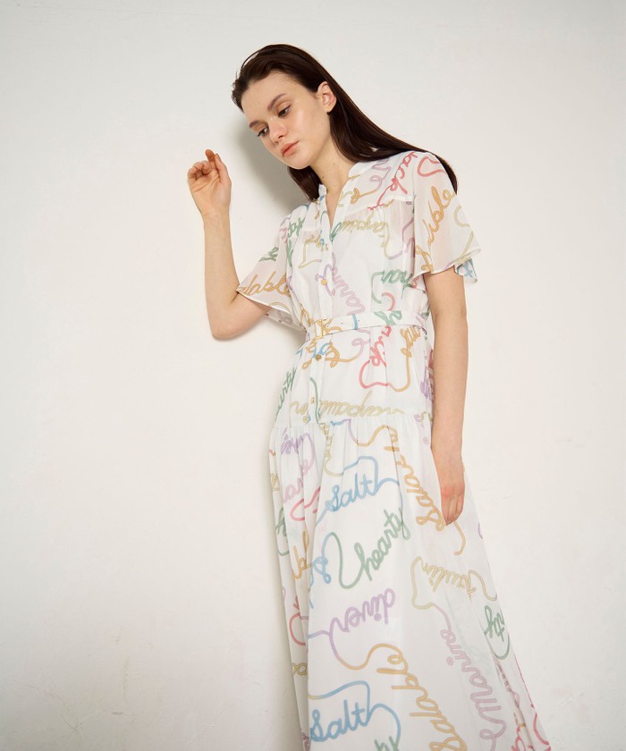 ロープロゴプリントワンピース(506014508)｜阪急百貨店公式通販