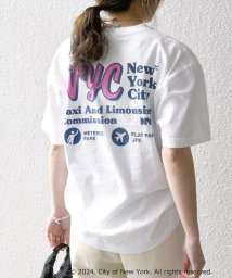 SHIPS any WOMEN/《予約》GOOD ROCK SPEED:〈洗濯機可能〉NYC カラー ロゴ プリント TEE/506014671