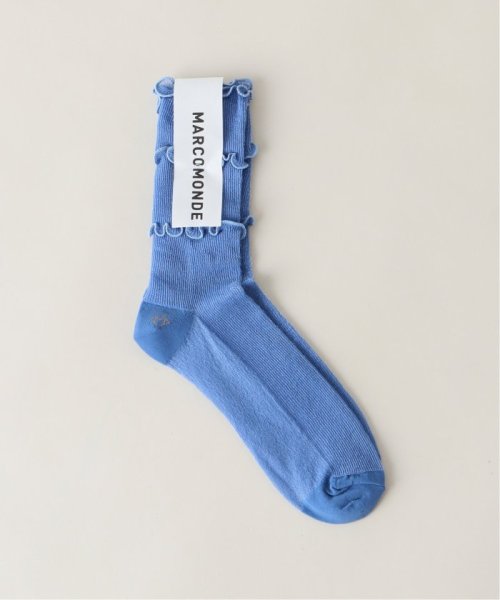 JOURNAL STANDARD(ジャーナルスタンダード)/【MARCOMONDE/マルコモンド】Singapore ruffle SOX:ソックス/ブルーA