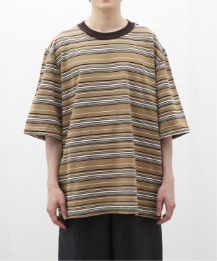 EDIFICE/【CAMIEL FORTGENS / カミエル・フォートヘンス】BIG TEE HEAVY JERSEY (ボーダー)/506014827