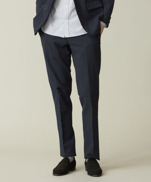 【セットアップ対応 / ウォッシャブル】トラベラーズシアサッカー スラックス 家庭洗濯 手洗い